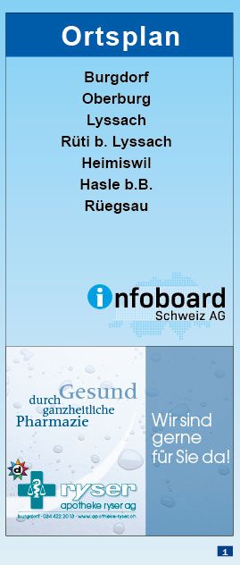 Ortsplan Burgdorf