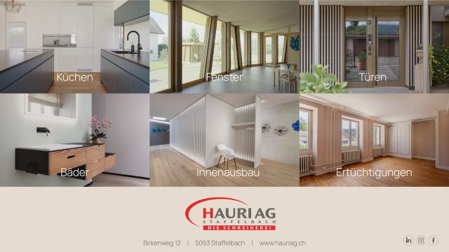 Werbekunde Hauri AG Staffelbach
