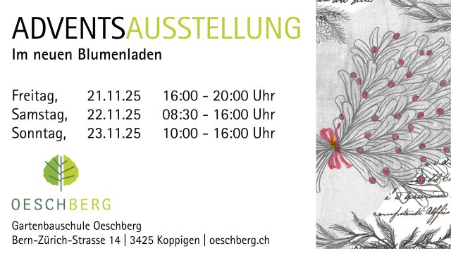 Werbekunde GARTENBAUSCHULE OESCHBERG