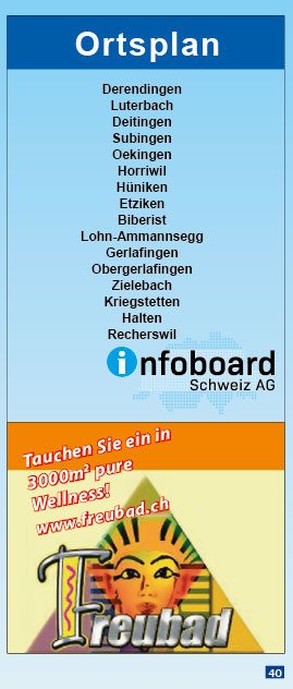 Ortsplan Biberist