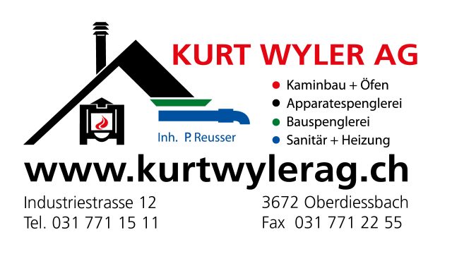Werbekunde Kurt Wyler AG, Sanitär + Heizungen / Spenglerei