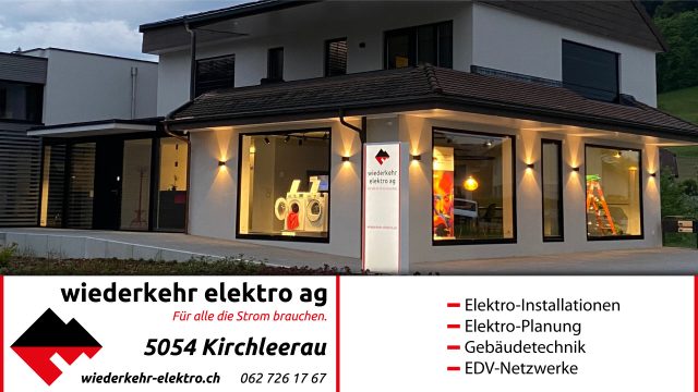Werbekunde Wiederkehr Elektro AG