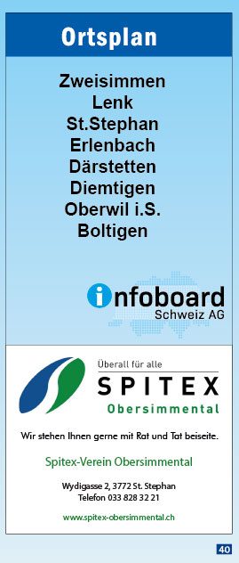 Ortsplan Zweisimmen