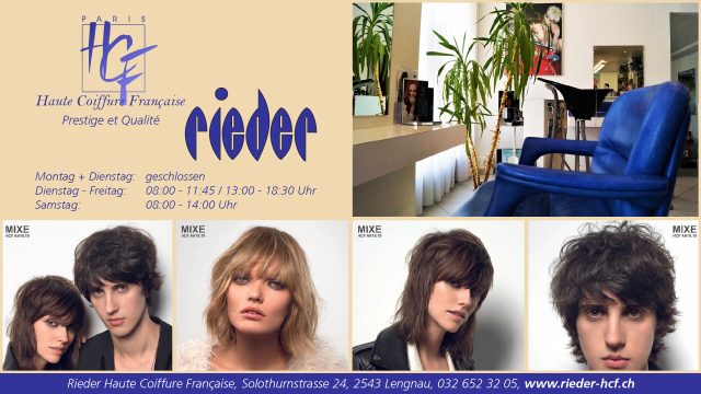 Werbekunde Haute Coiffure Française Rieder