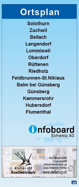 Ortsplan Solothurn