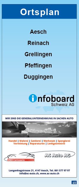 Ortsplan Aesch