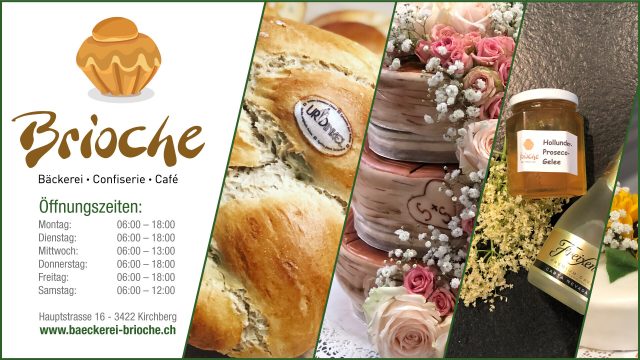 Werbekunde Bäckerei · Confiserie · Café Brioche
