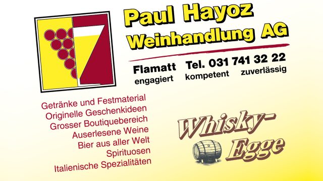Werbekunde Paul Hayoz Weinhandlung AG